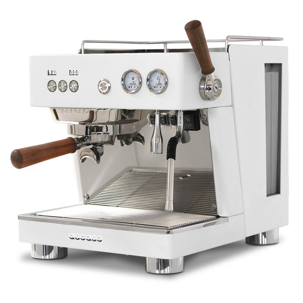 ASCASO BABY T PLUS 1 GROUP AUTOMATIC ESPRESSO MACHINE - WHITE