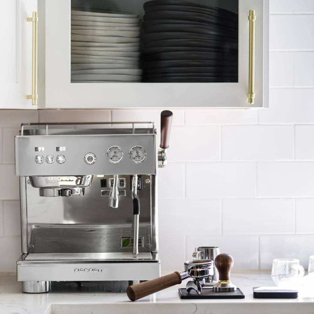 ASCASO BABY T PLUS 1 GROUP AUTOMATIC ESPRESSO MACHINE - INOX