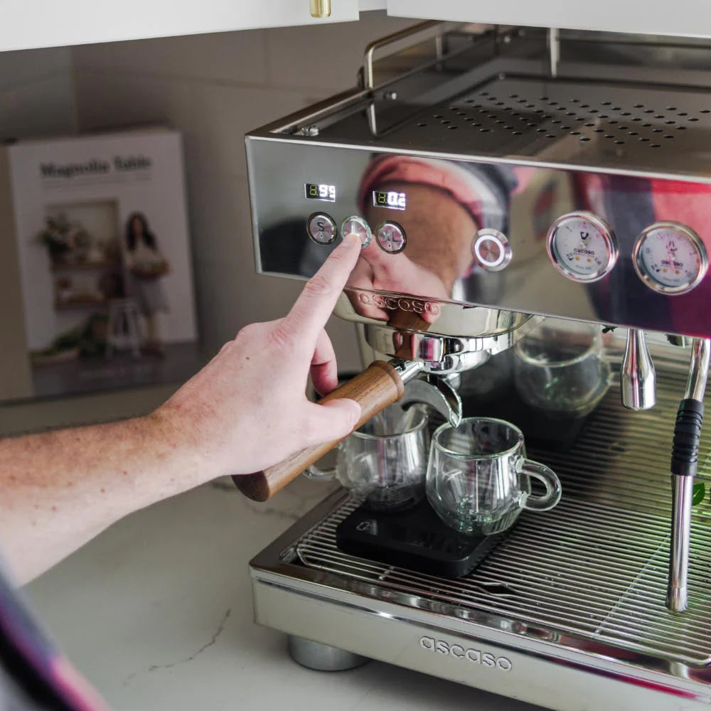 ASCASO BABY T PLUS 1 GROUP AUTOMATIC ESPRESSO MACHINE - INOX