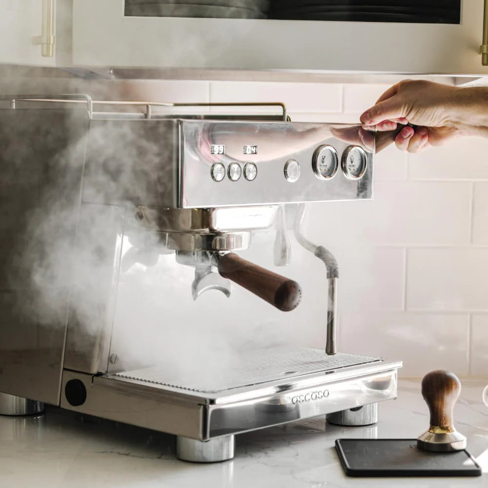 ASCASO BABY T PLUS 1 GROUP AUTOMATIC ESPRESSO MACHINE - INOX